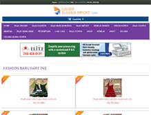 Tablet Screenshot of grosirbusanaimport.com